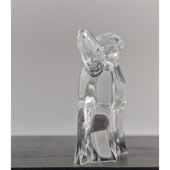 Baccarat Crystal Akita Dog Puppy Zodiac 1994 Figurine Paperweight France 4.5" - Picture 7 of 13